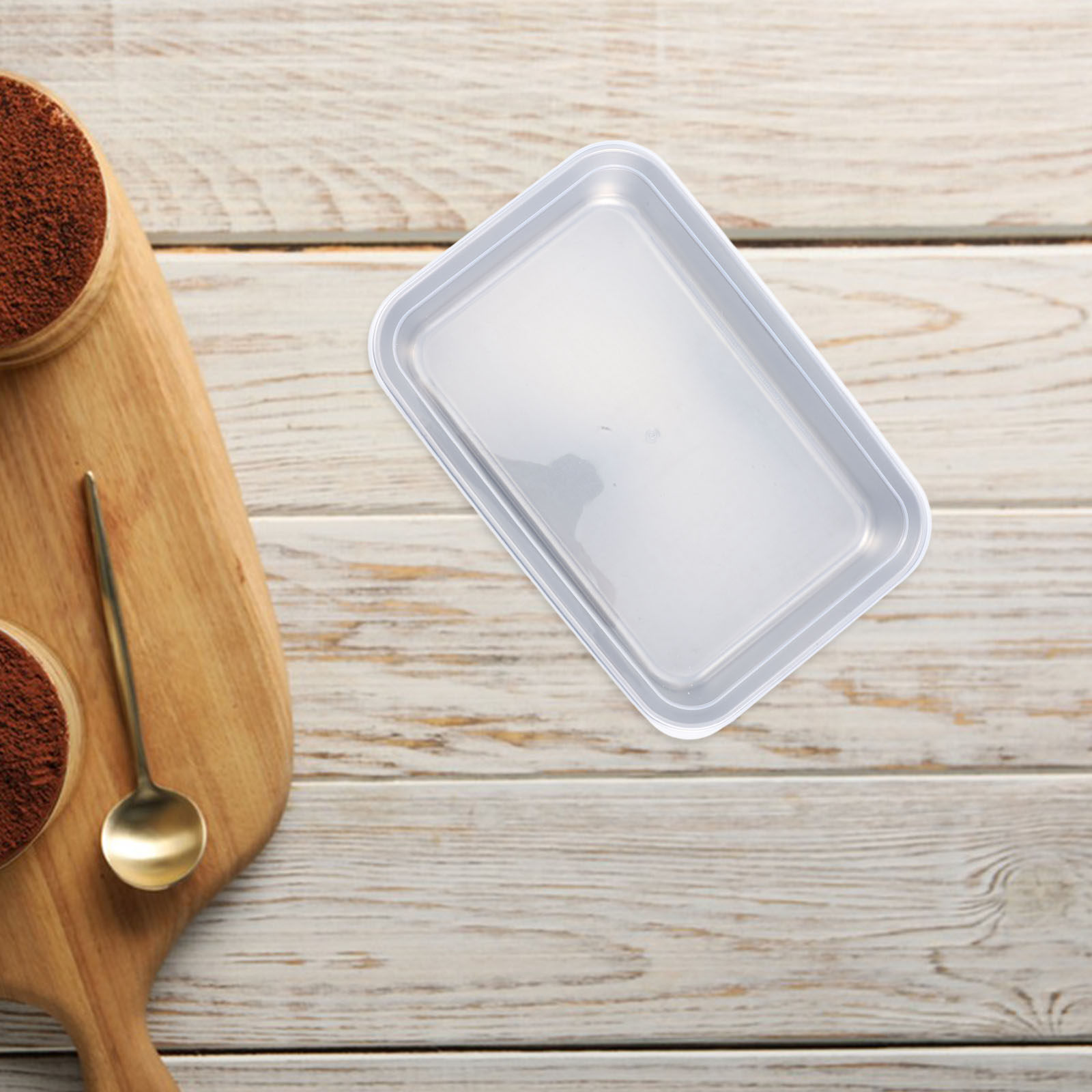 Serving Tray Mold - Stainless Steel Tiramisu Baking Mold Square