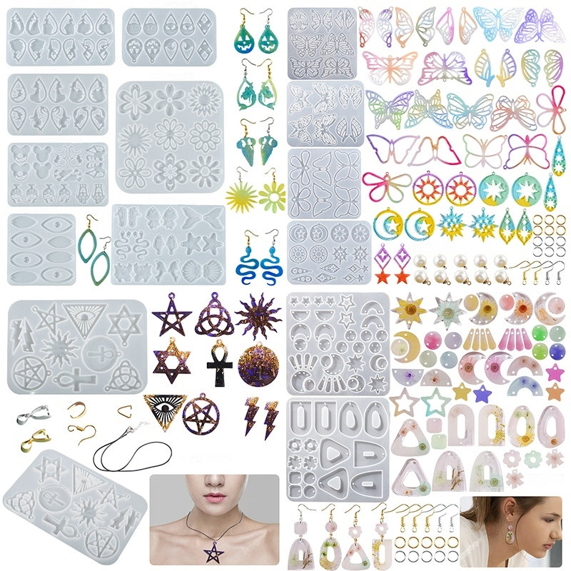Earring Pendant Silicone Mold  - Resin Jewelry Kit recensie en prijs
