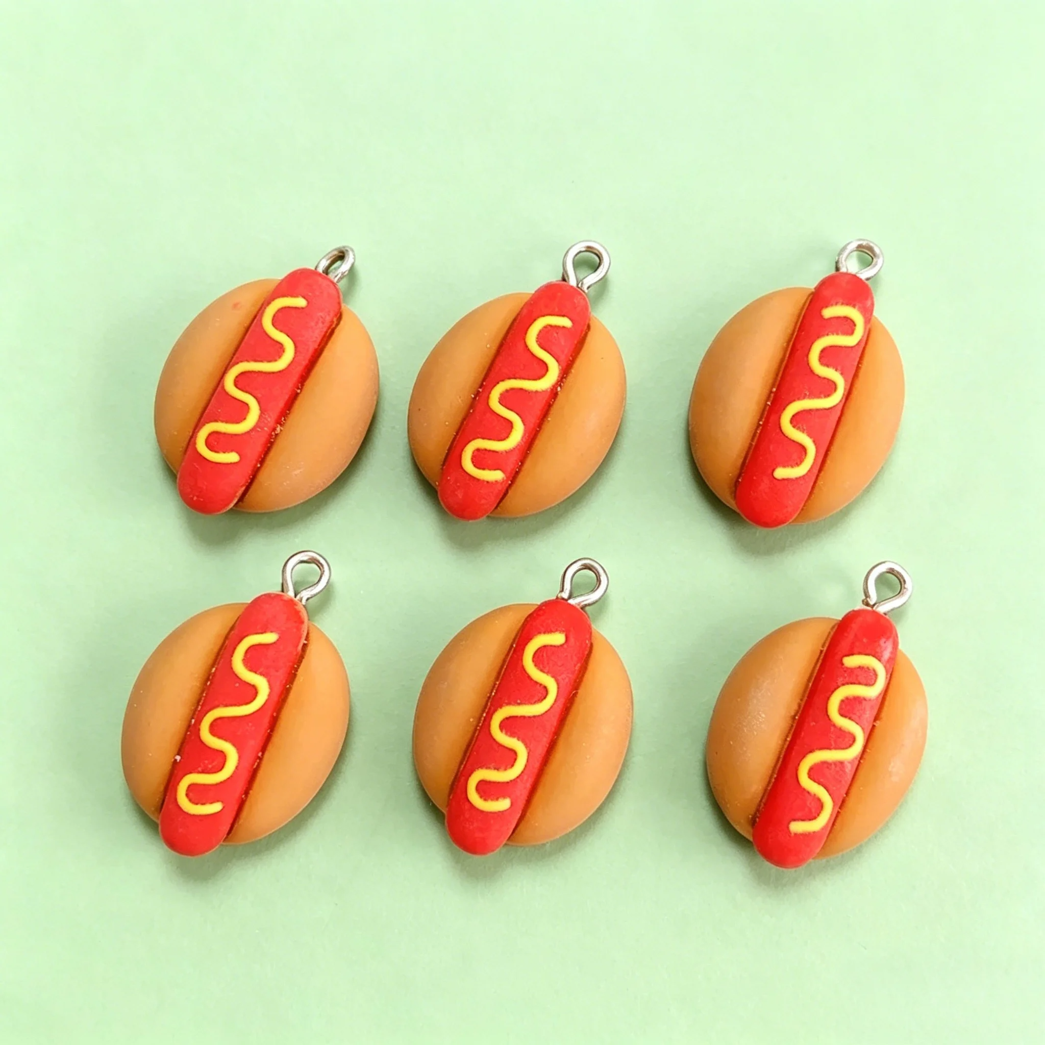 10Pcs Cute Mini Hot Dog Resin  - Resin Craft Projects recensie en prijs