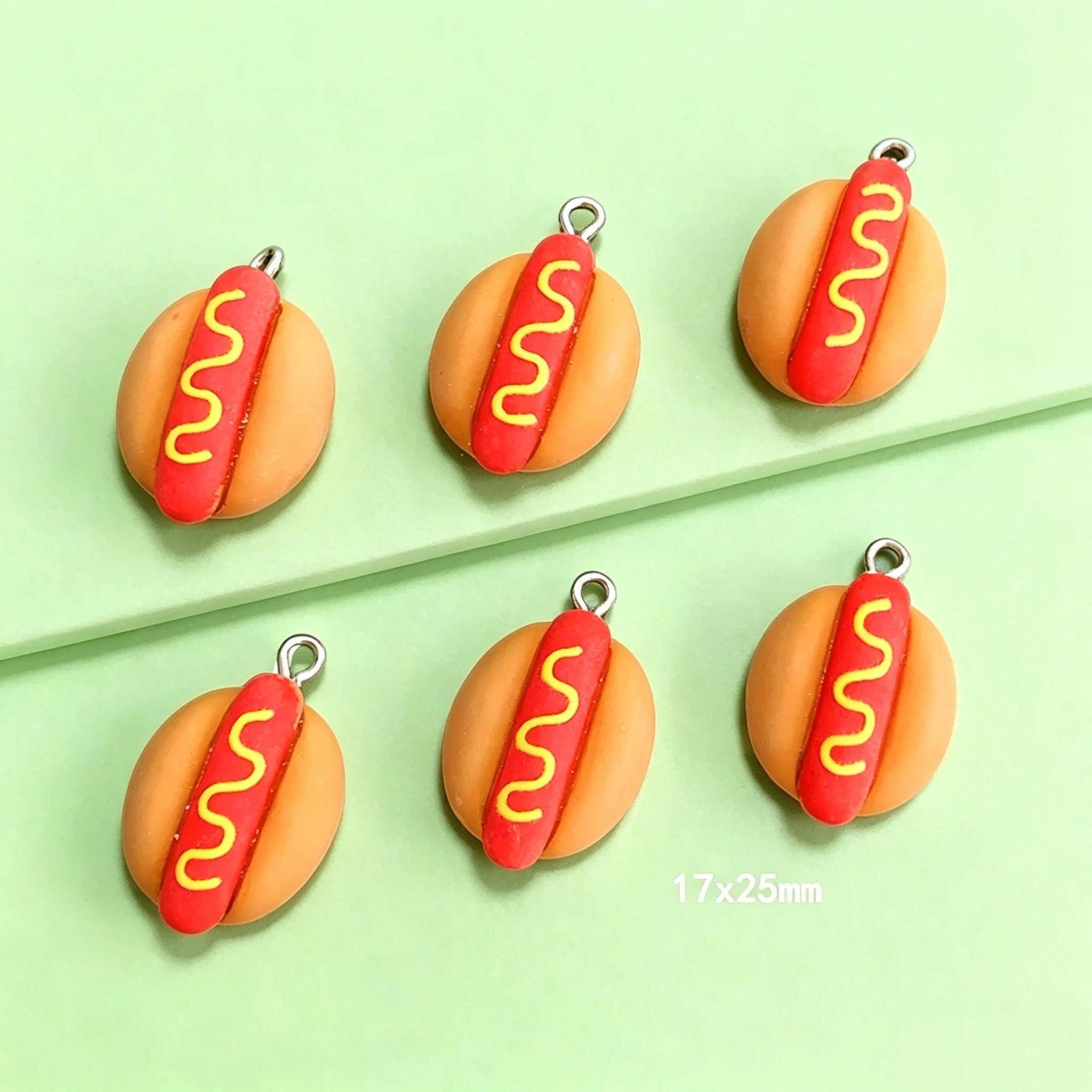 10Pcs Cute Mini Hot Dog Resin  - Resin Craft Projects recensie en prijs