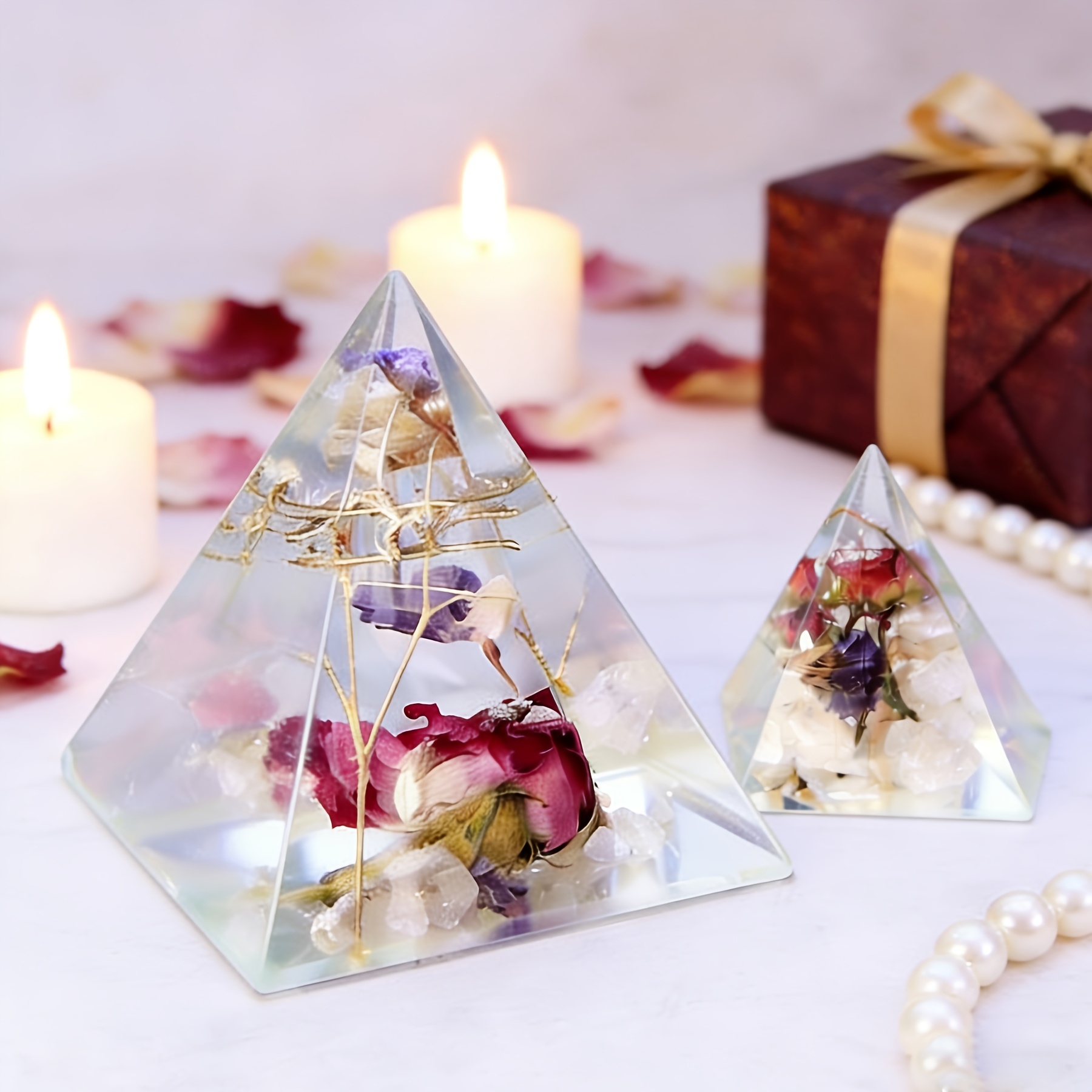 5pc - Pyramid Resin Molds of V - Resin Jewelry Kit recensie en prijs