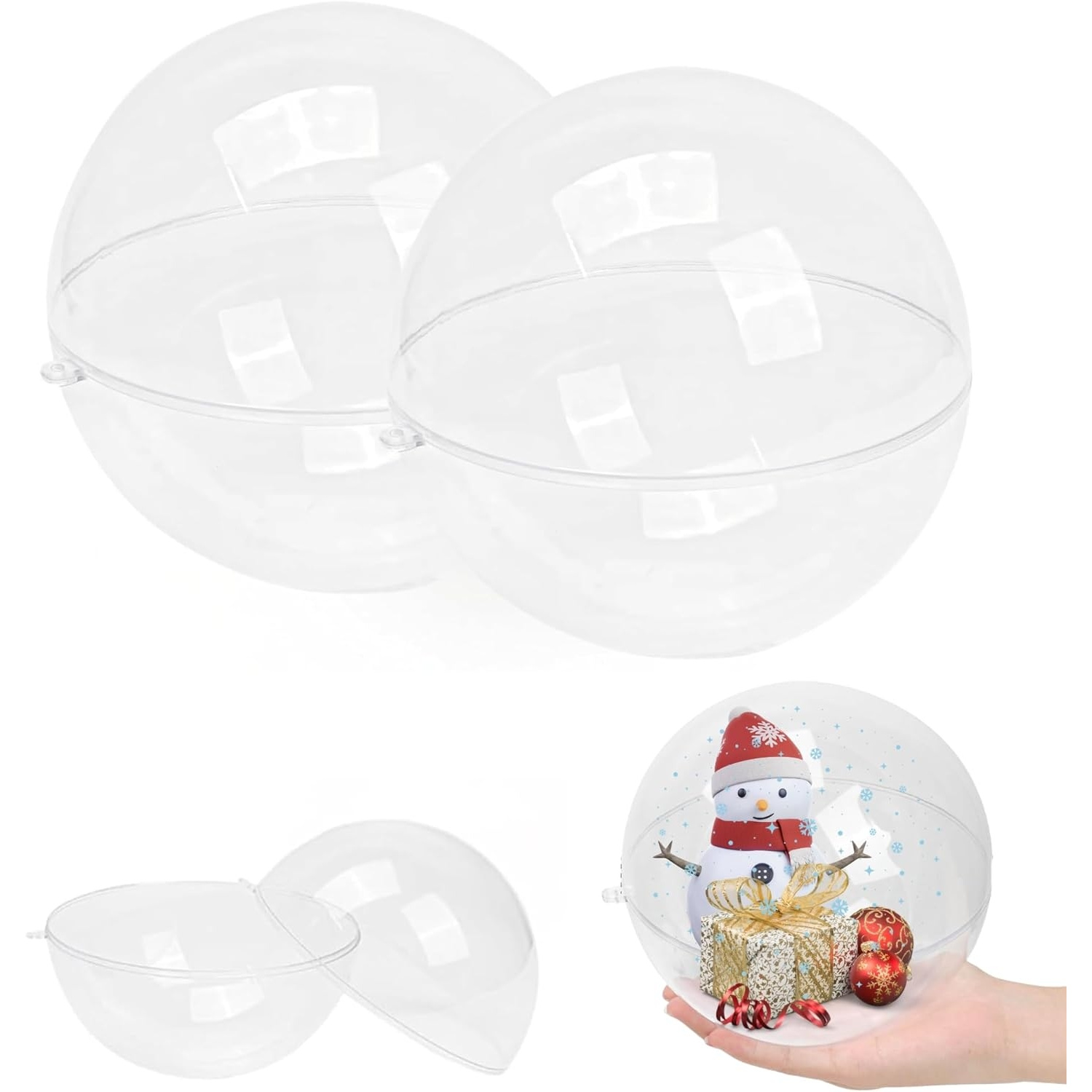Fillable Clear Ornament Ball,  - Dome Mold Clear recensie en prijs