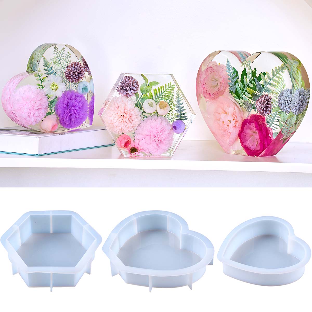 Large Love Silicone Mold DIY H - Flower Preservation Resin recensie en prijs