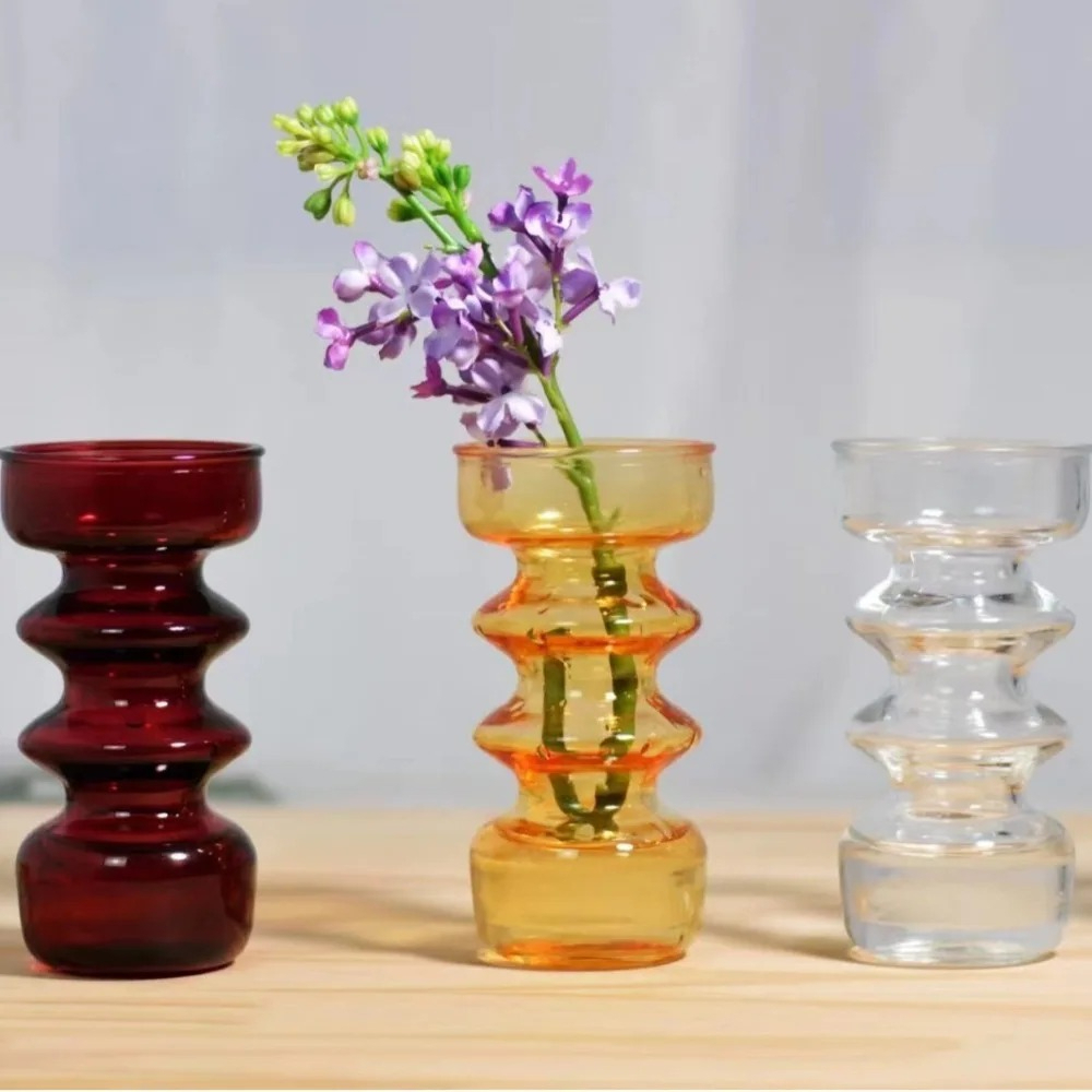 Colorful Vases Glass Ornaments - Dried Flower Bulk recensie en prijs
