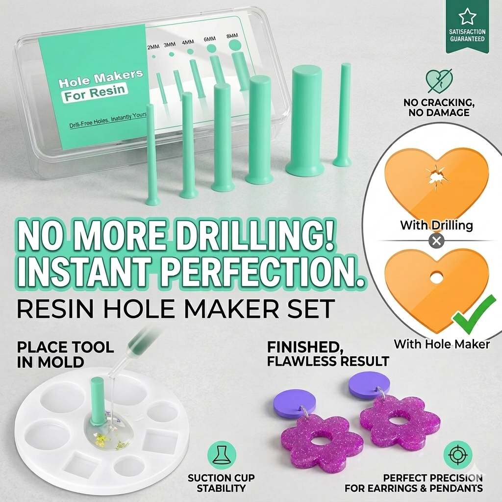 Resin Hole Maker Set 35PCS 7 S - Epoxy Uv Resin Kit recensie en prijs