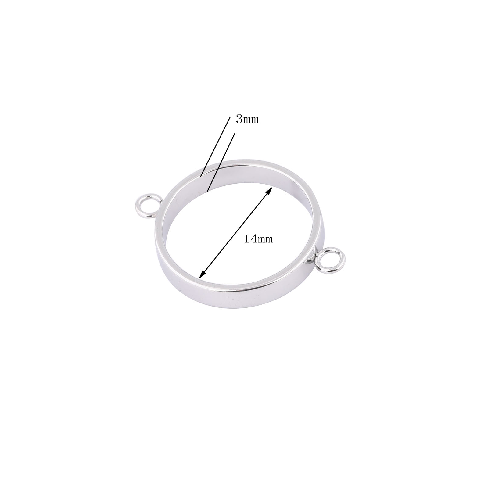 10pcs Stainless Steel 14mm Ope - Resin Craft Projects recensie en prijs