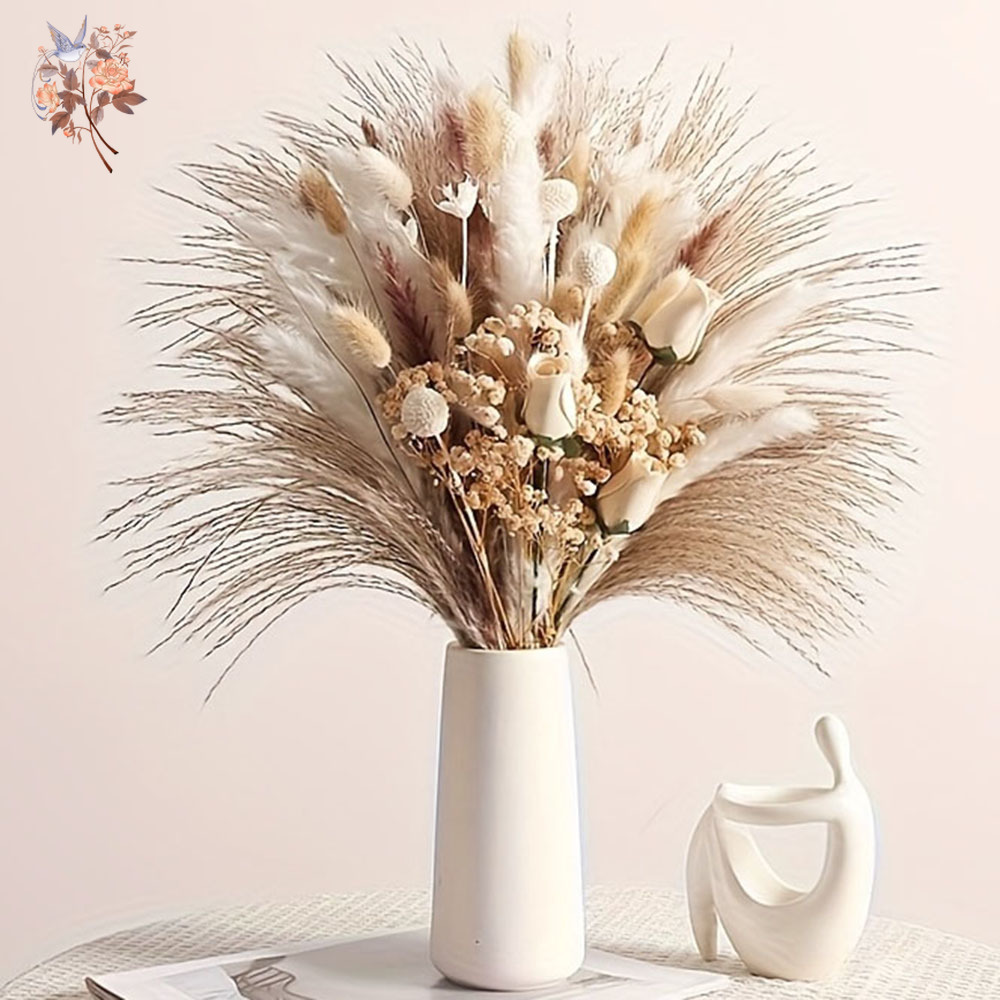 80Pcs Artificial Dried Flowers - Dried Flower Bulk recensie en prijs