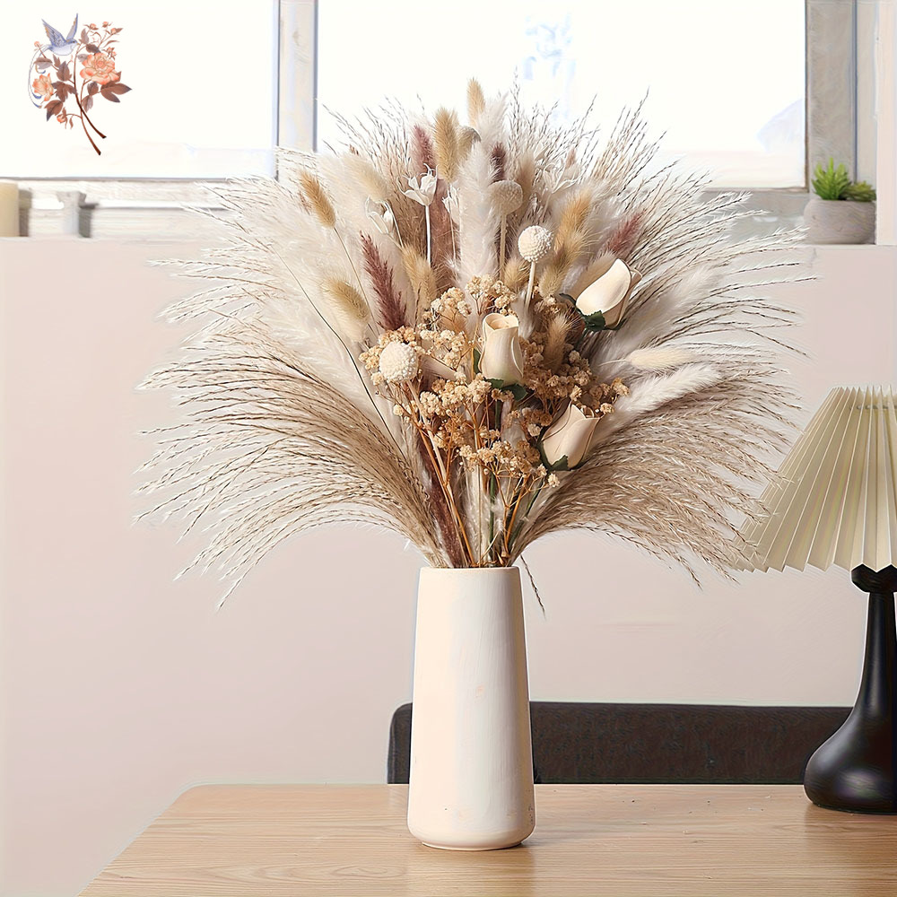 80Pcs Artificial Dried Flowers - Dried Flower Bulk recensie en prijs