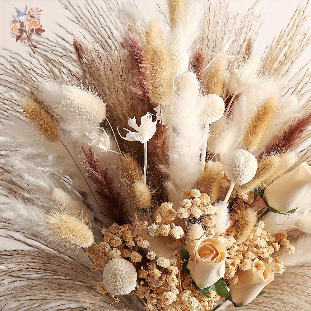 80Pcs Artificial Dried Flowers - Dried Flower Bulk recensie en prijs