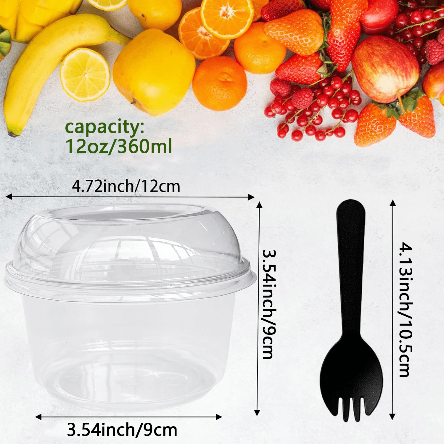50 Pack 12 oz Disposable Clear - Dome Mold Clear recensie en prijs