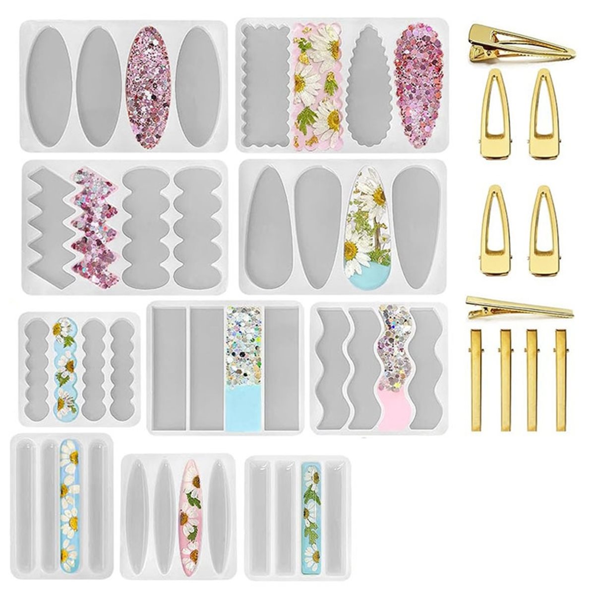 Home Tool Silicone Hair Clip M - Epoxy Uv Resin Kit recensie en prijs