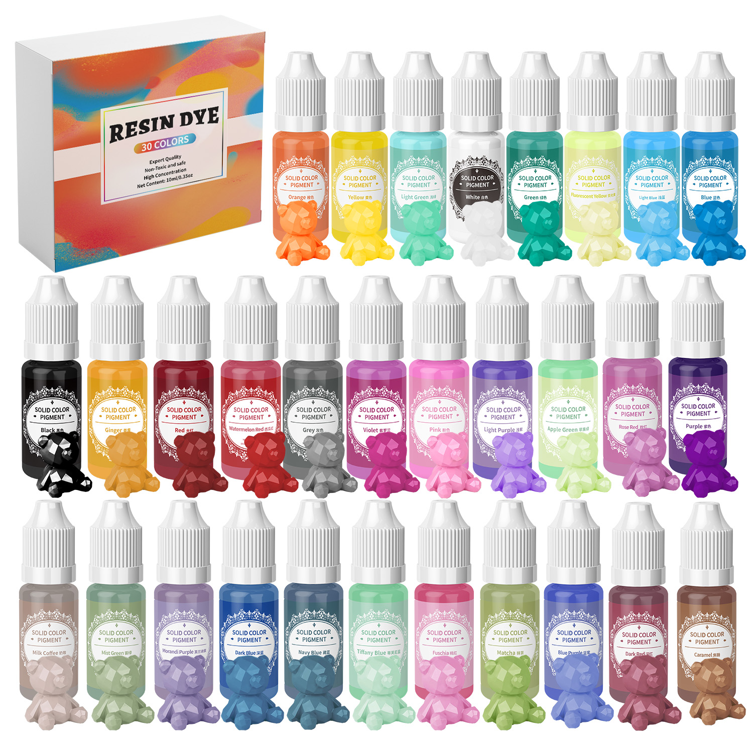 Epoxy Resin Pigment Set Liquid - Epoxy Uv Resin Kit recensie en prijs