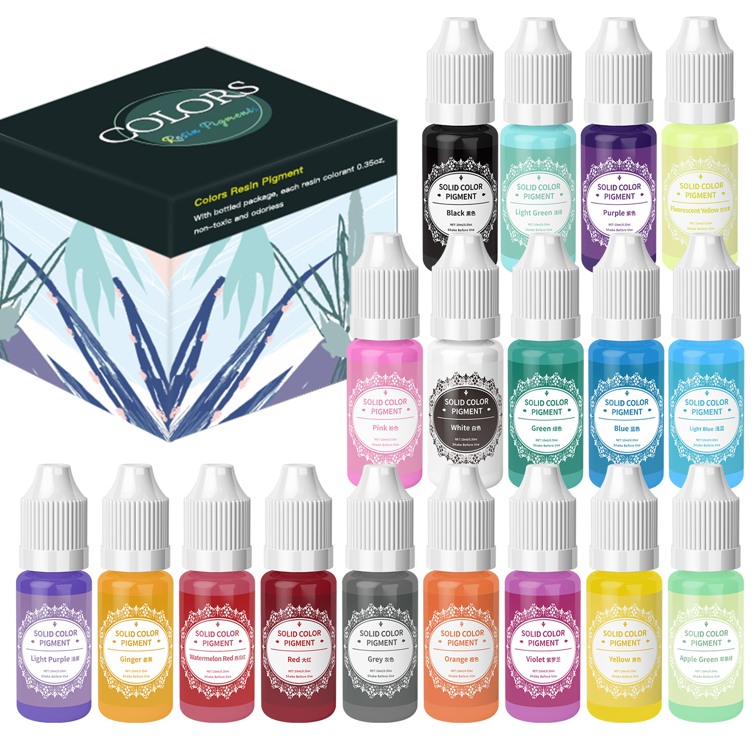 Epoxy Resin Pigment Set Liquid - Epoxy Uv Resin Kit recensie en prijs