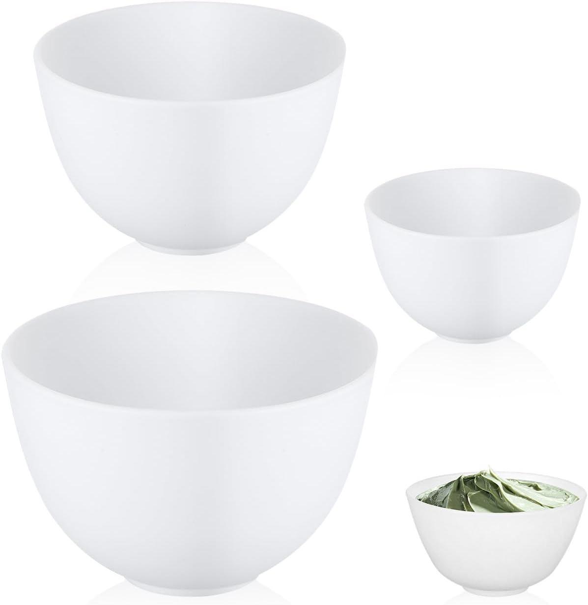 3pcs/set Silicone Bowls White  - Mixing Cup Silicone recensie en prijs