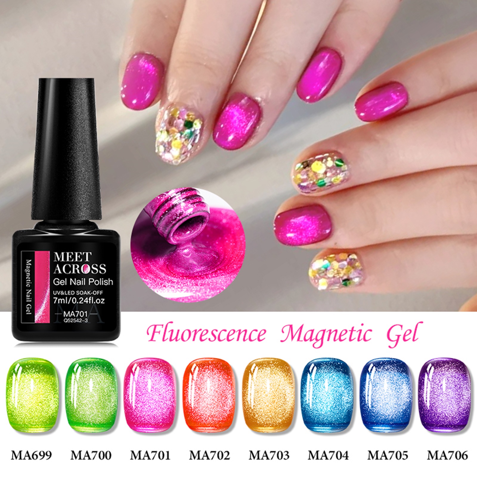 12PCS/SET Green Cat Magnetic G - Resin Glitter Pack recensie en prijs