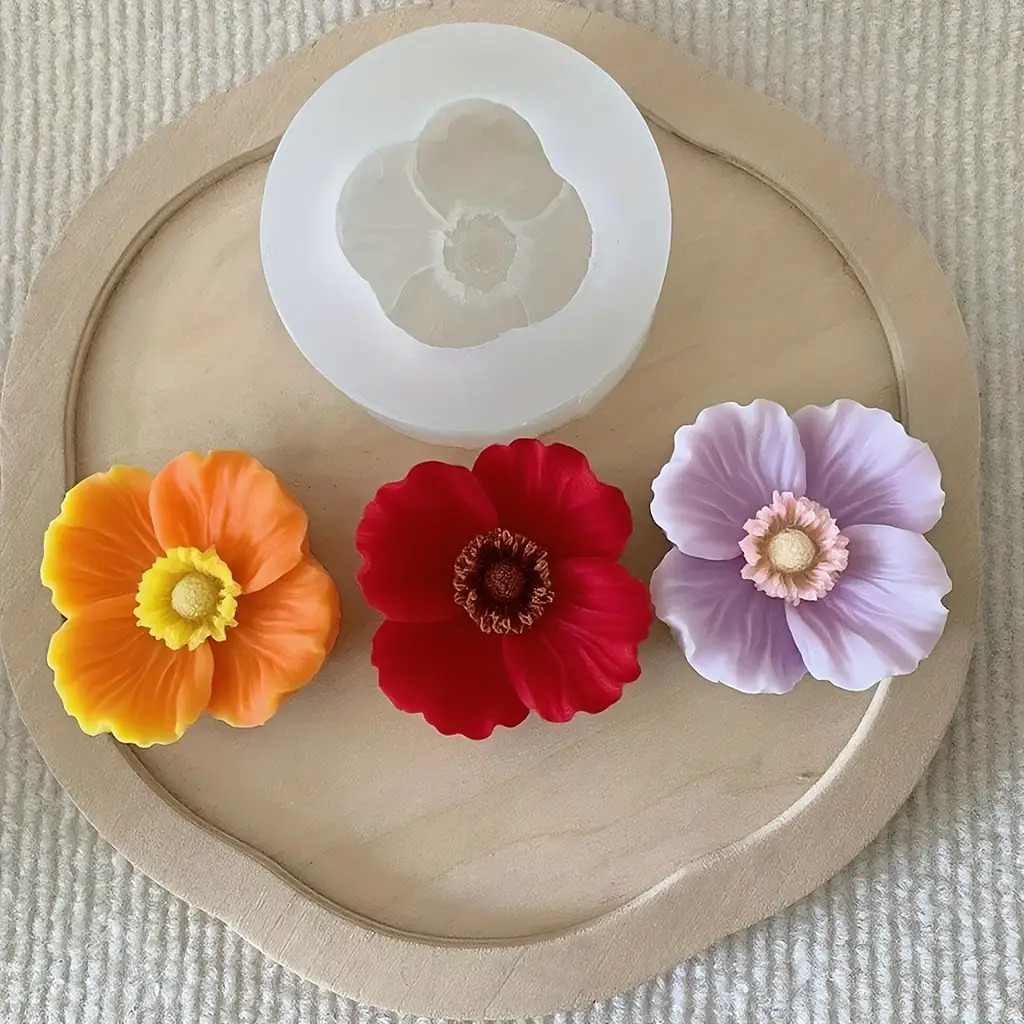 Flower Silicone Candle Mold, C - Resin Craft Ideas recensie en prijs