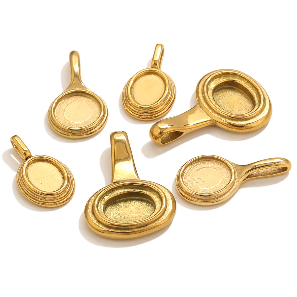 5pcs Stainless Steel Round Ova - Crafting Resin recensie en prijs