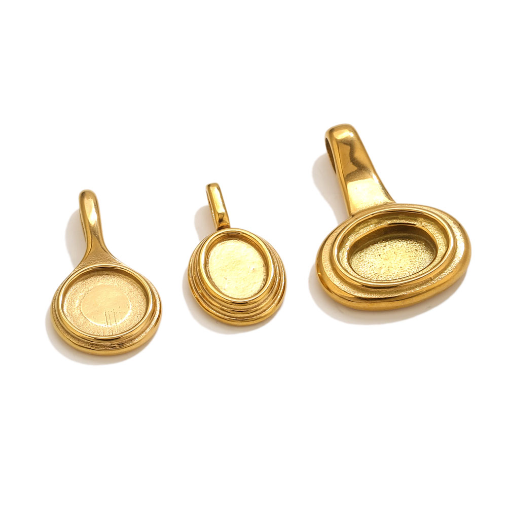 5pcs Stainless Steel Round Ova - Crafting Resin recensie en prijs