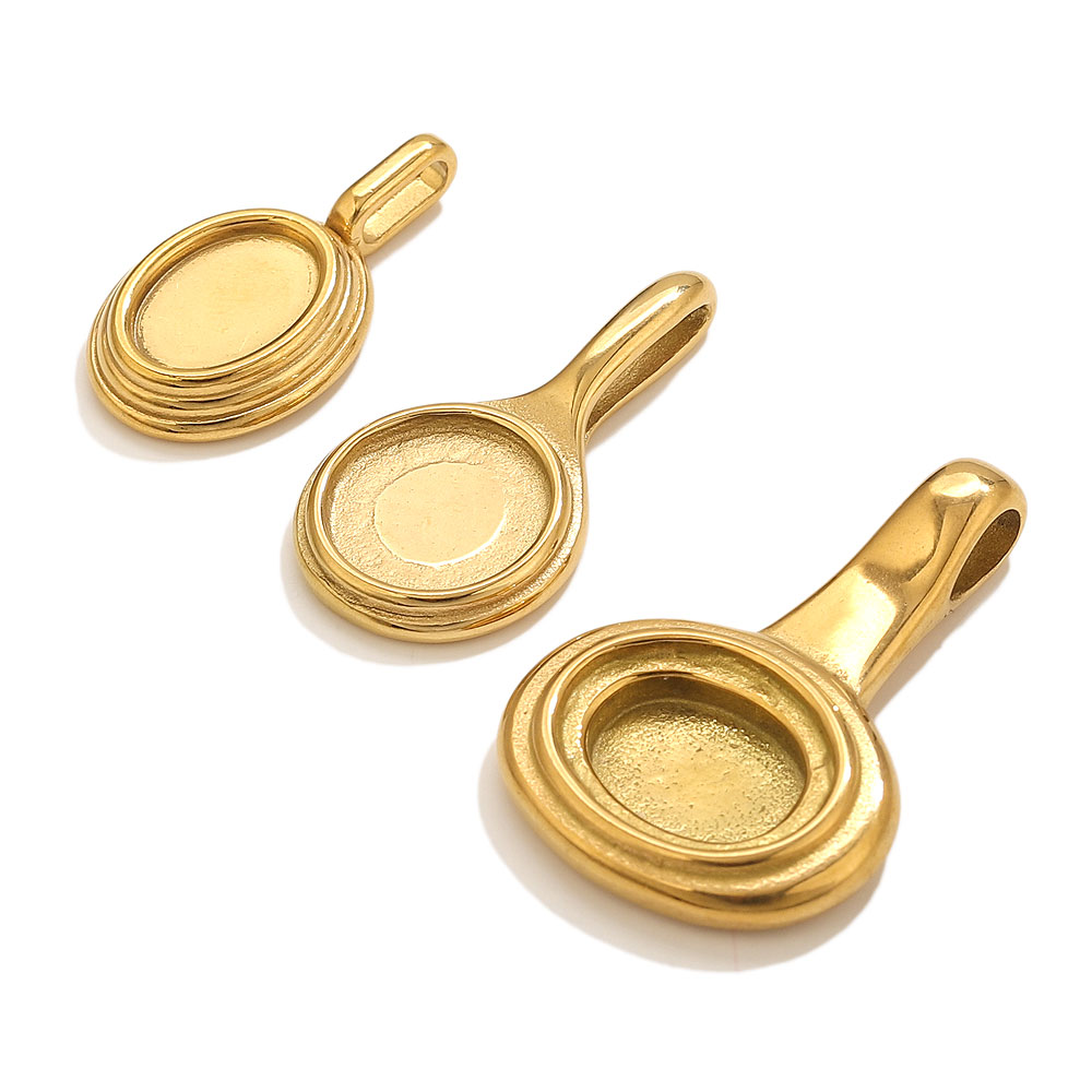 5pcs Stainless Steel Round Ova - Crafting Resin recensie en prijs
