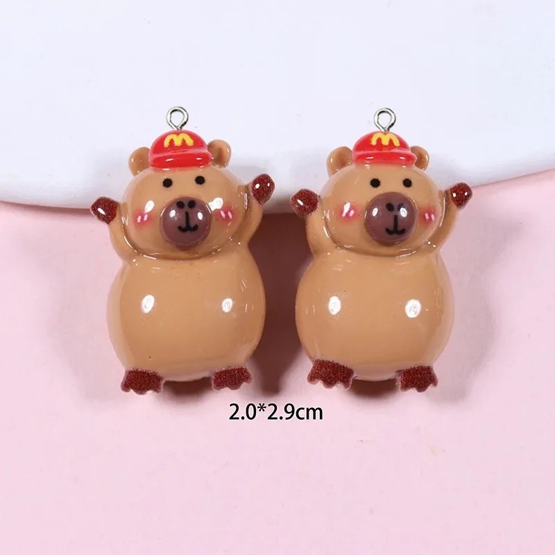 10Pcs Glossy Flatback Capybara - Resin Crafts Diy recensie en prijs