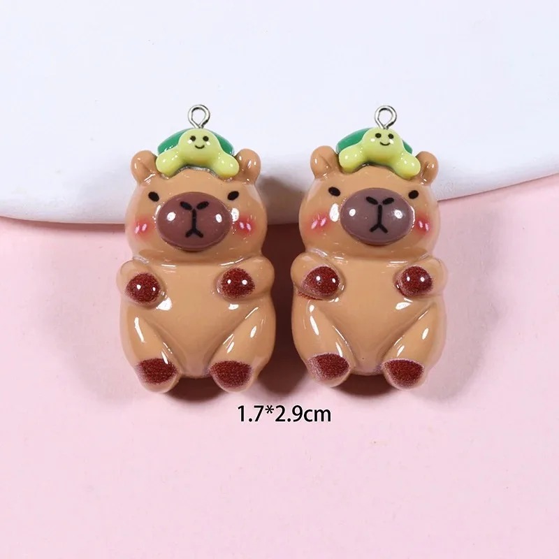10Pcs Glossy Flatback Capybara - Resin Crafts Diy recensie en prijs