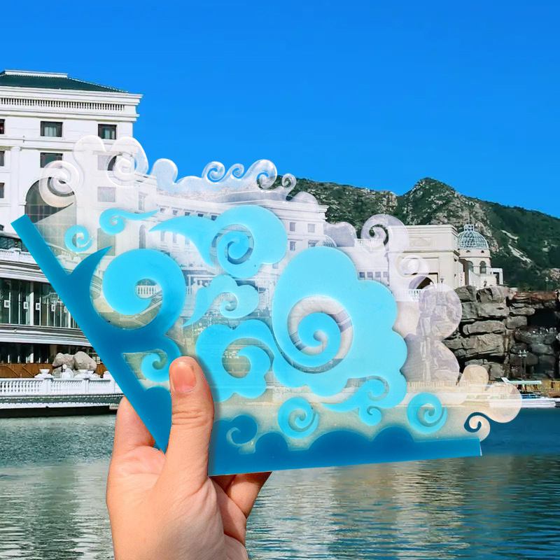 DIY Chinese Folding Fan Silico - Resin Ocean Wave Mold recensie en prijs