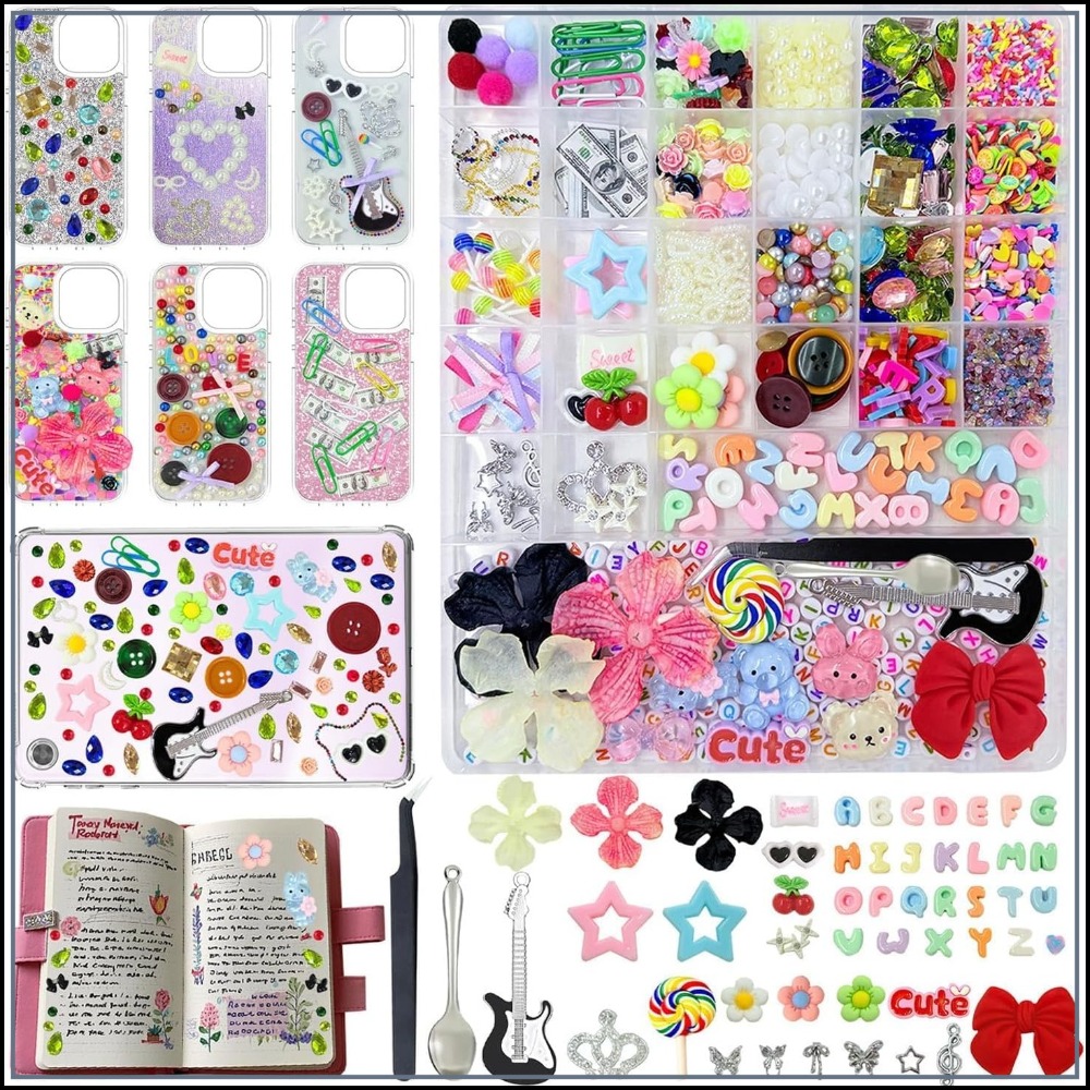 2280Pcs Junk Case Charms Kit,  - Resin Jewelry Kit recensie en prijs