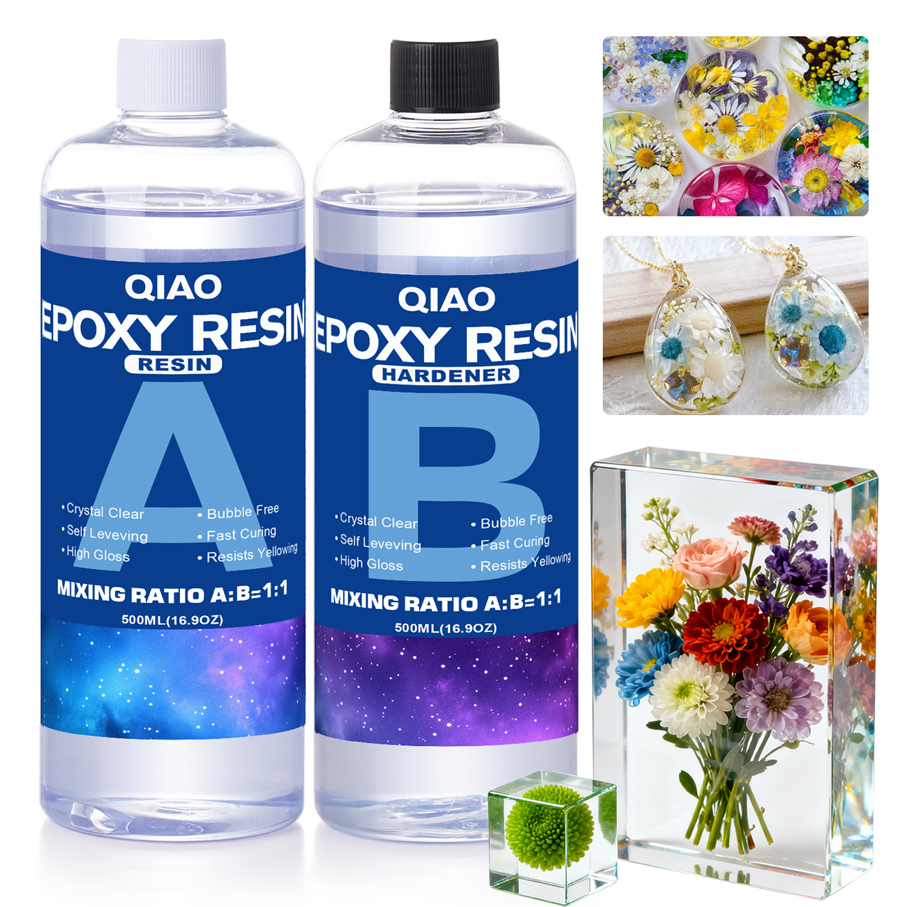 Easy 1:1 Mix Crystal Clear Epo - Resin Jewelry Kit recensie en prijs