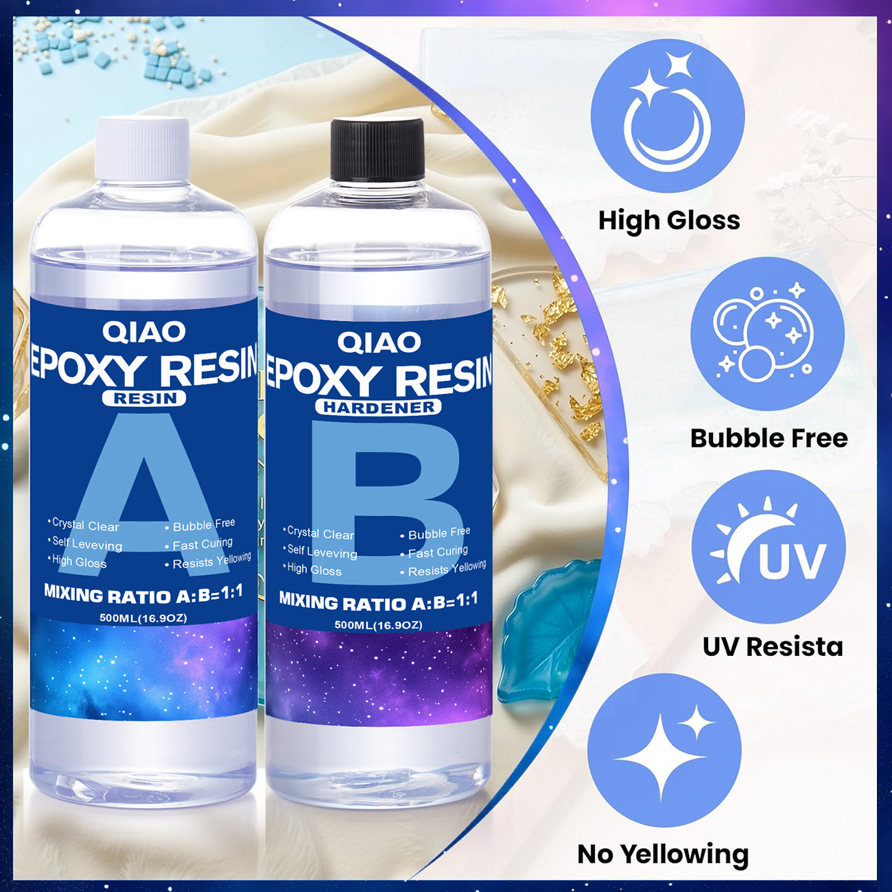 Easy 1:1 Mix Crystal Clear Epo - Resin Jewelry Kit recensie en prijs
