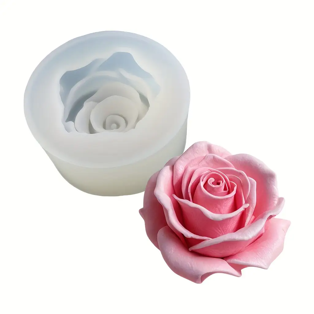 1 Rose Silicone Candle Mold -  - Resin Craft Ideas recensie en prijs