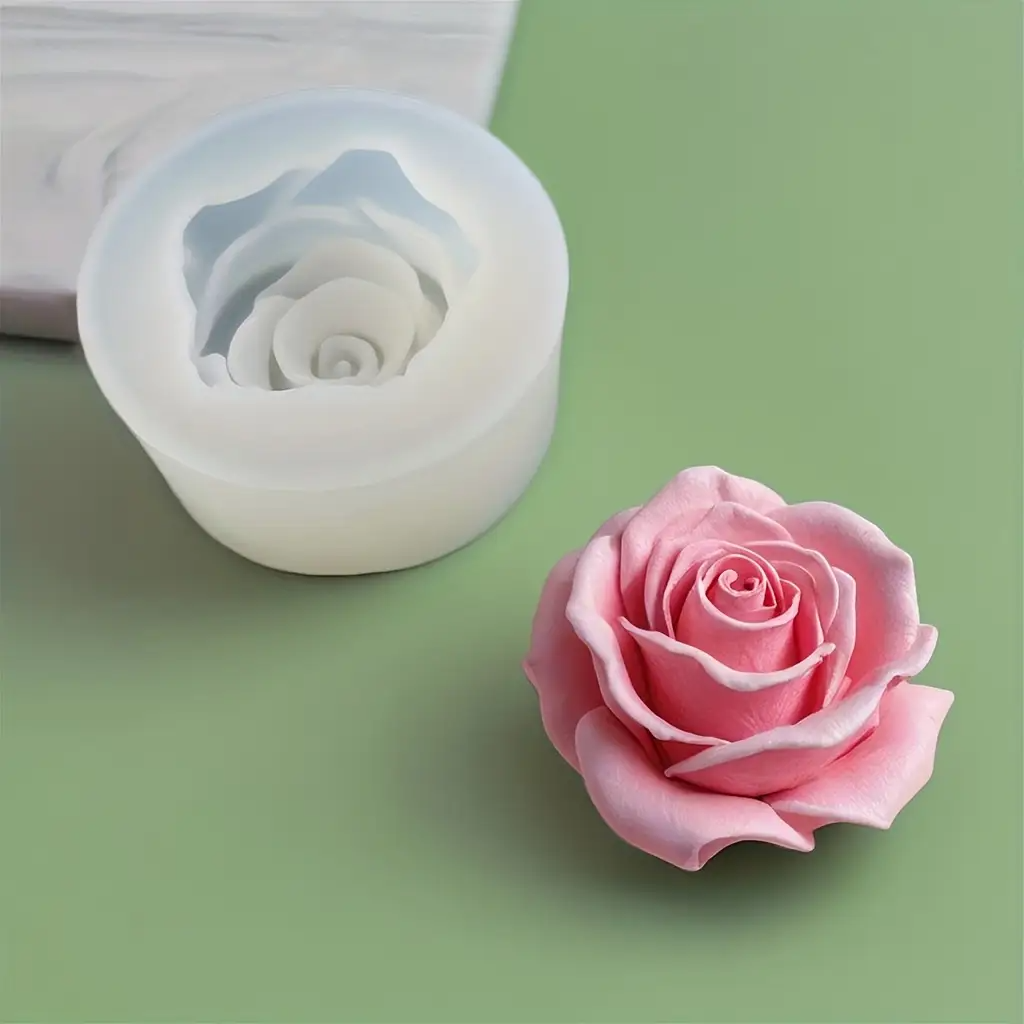 1 Rose Silicone Candle Mold -  - Resin Craft Ideas recensie en prijs