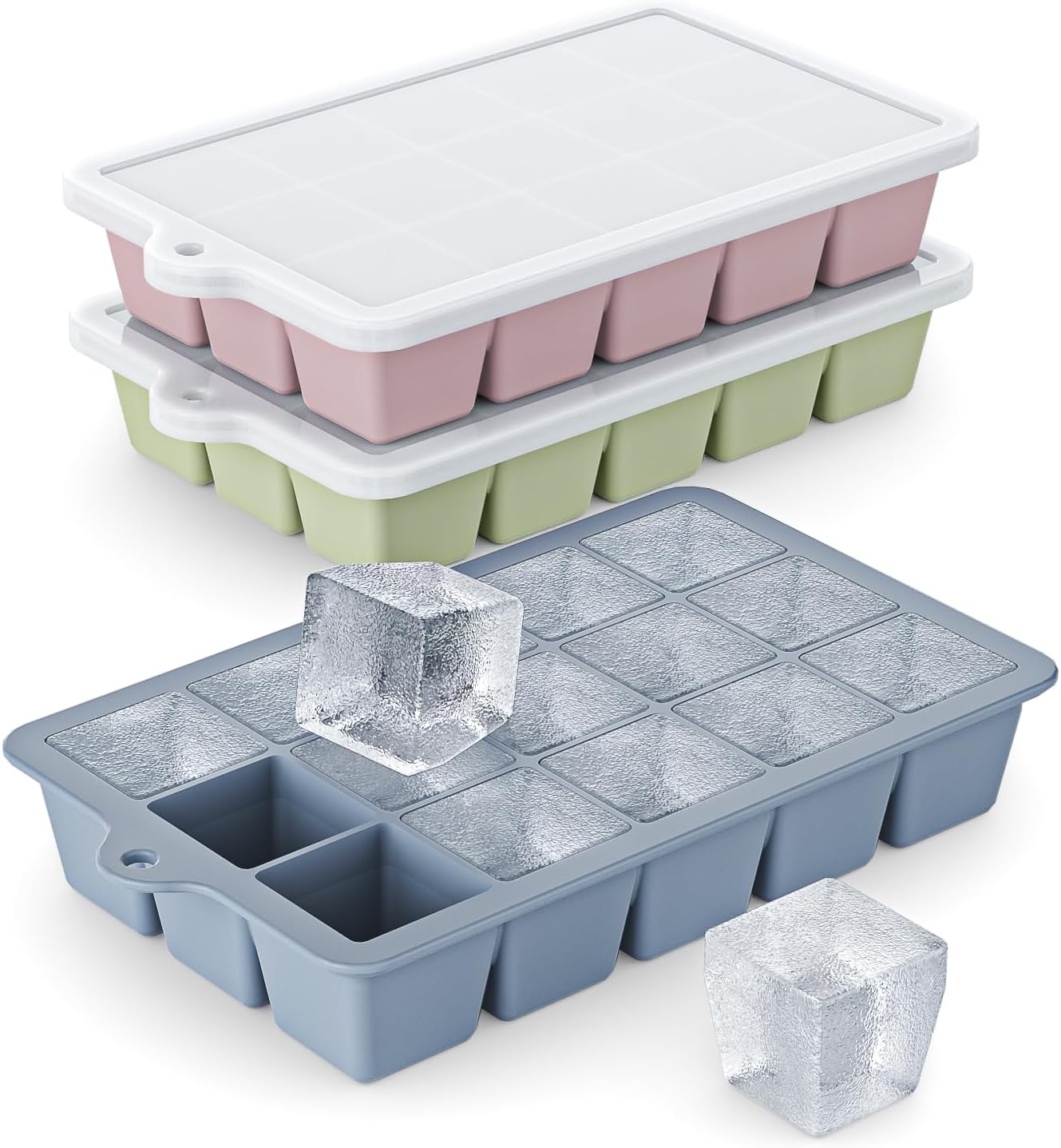 Silicone Ice Cube Tray 3 Pack  - Silicone Mold Tray recensie en prijs