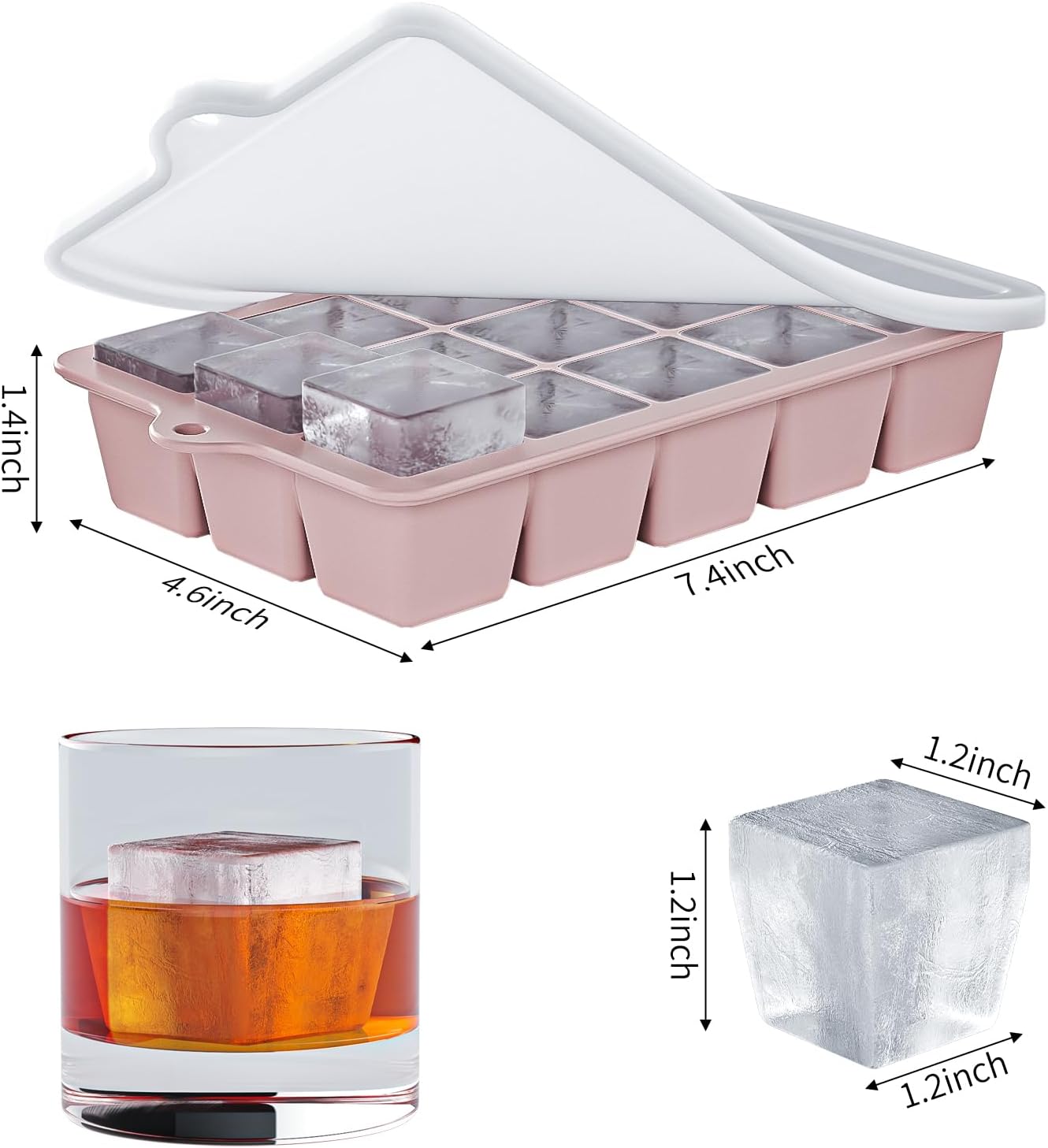 Silicone Ice Cube Tray 3 Pack  - Silicone Mold Tray recensie en prijs
