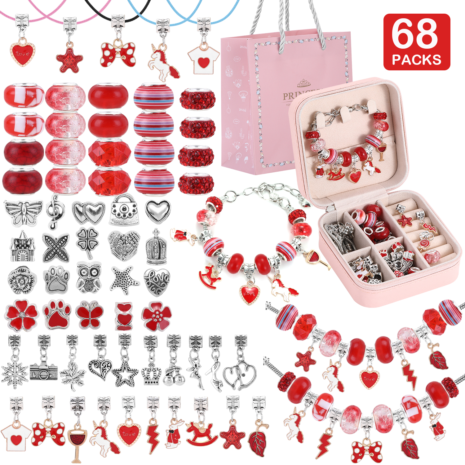 68-Piece Beaded Bracelet Makin - Crafting Resin recensie en prijs
