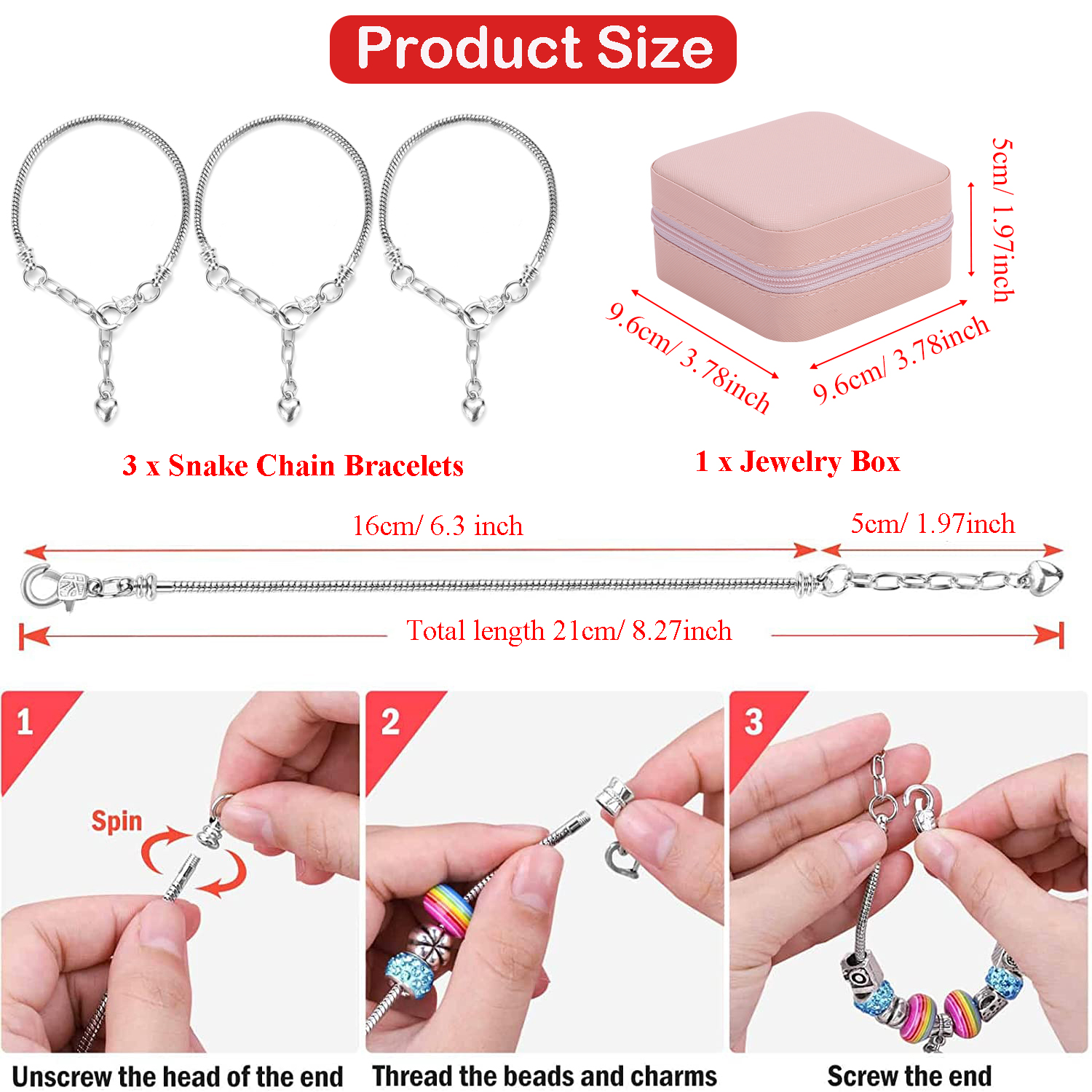68-Piece Beaded Bracelet Makin - Crafting Resin recensie en prijs