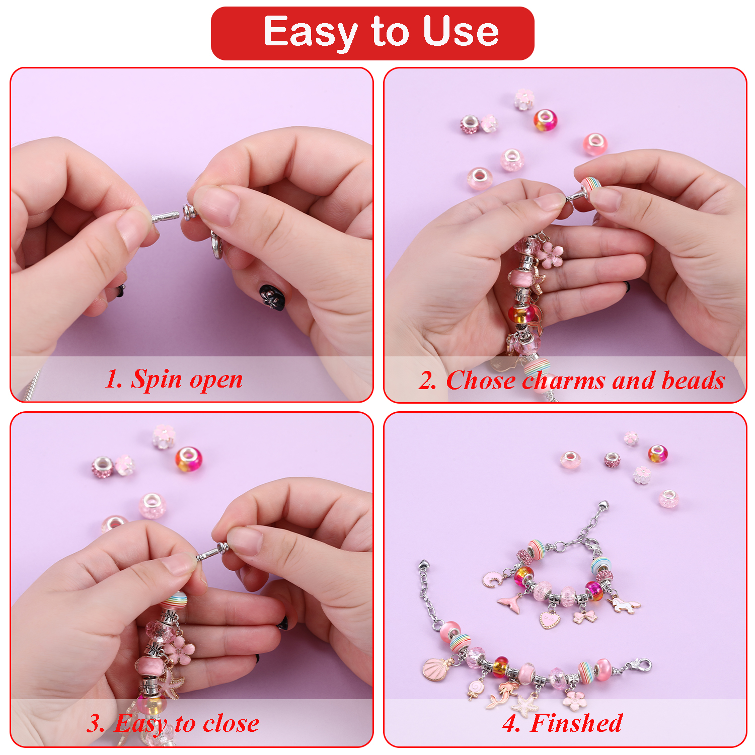 68-Piece Beaded Bracelet Makin - Crafting Resin recensie en prijs