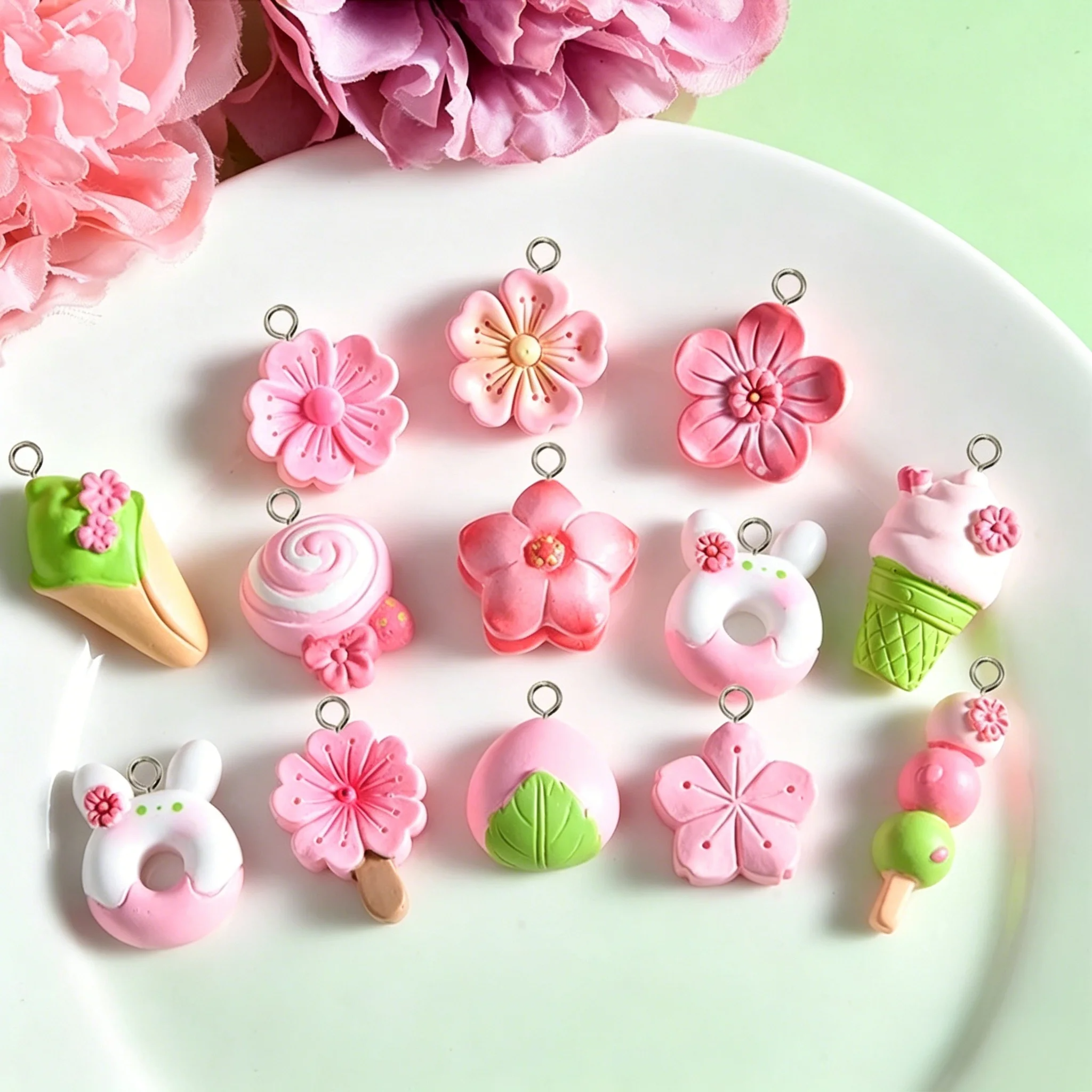 10Pcs Mixed Sweet Resin Pendan - Resin Craft Projects recensie en prijs