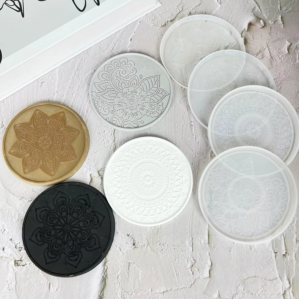Mandala Round Coaster Resin Si - Coaster Mold Round recensie en prijs