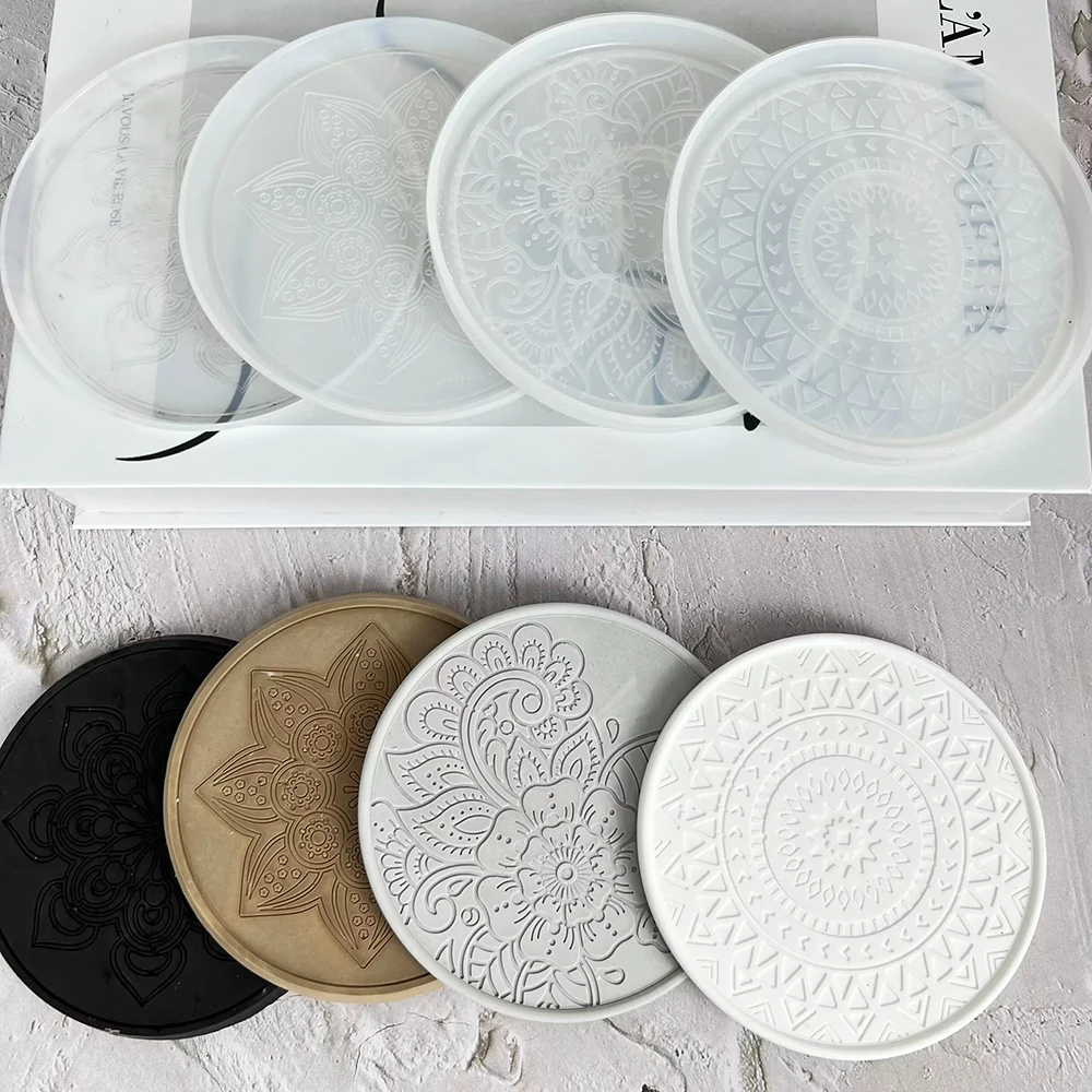 Mandala Round Coaster Resin Si - Coaster Mold Round recensie en prijs