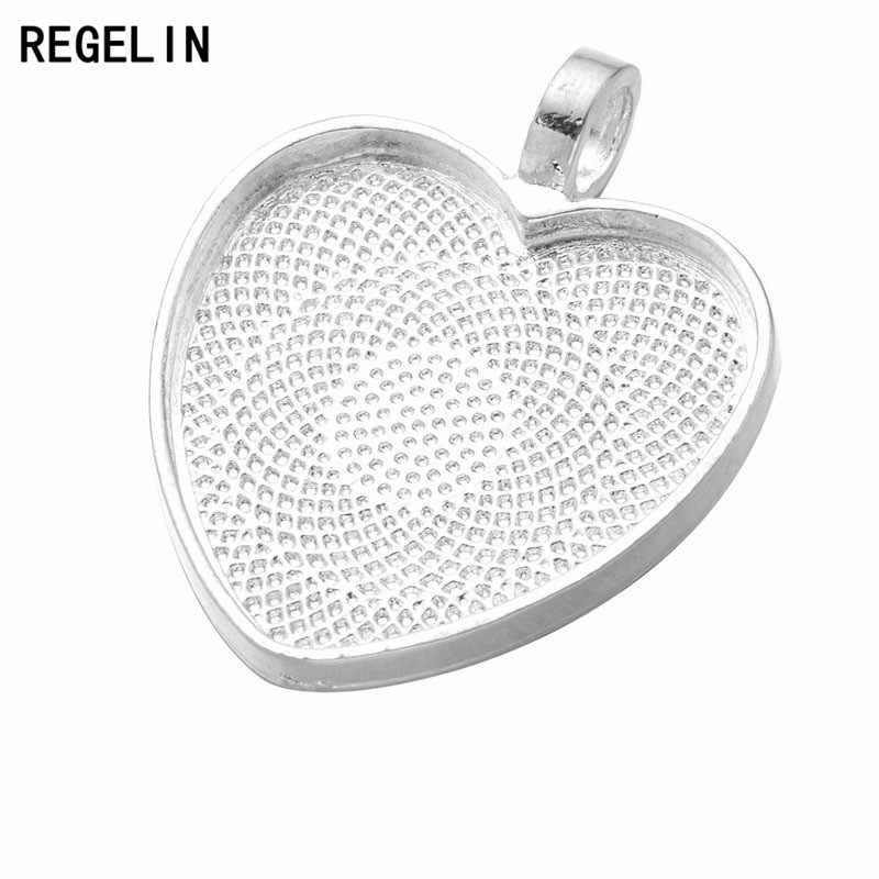 REGELIN Heart Cabochons Settin - Bezels Set Pendant recensie en prijs