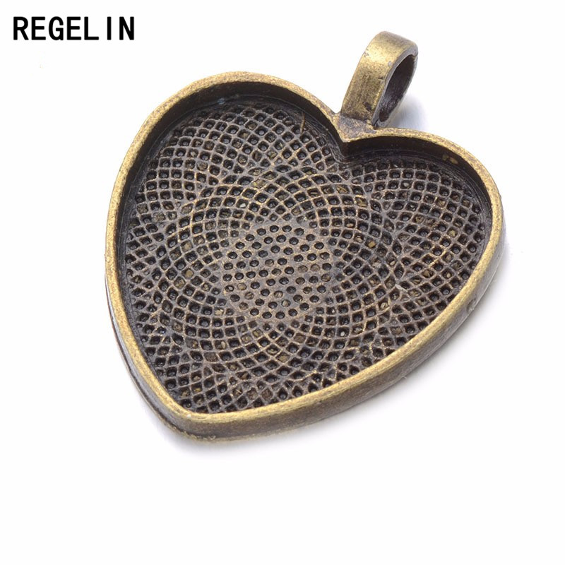 REGELIN Heart Cabochons Settin - Bezels Set Pendant recensie en prijs