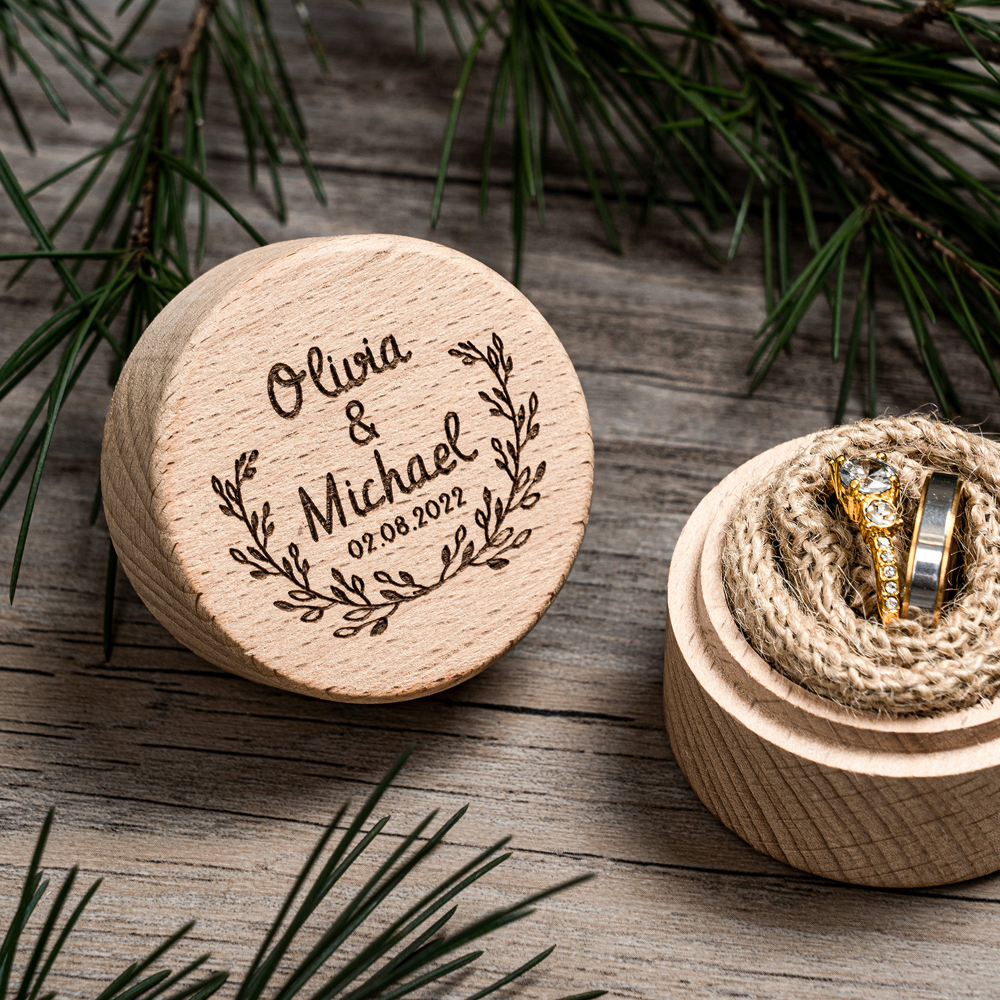 Free Personalized Wedding Ring - Wood Ring Blank recensie en prijs
