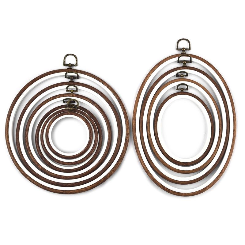 Sewing Tool Round Oval Wooden  - Wood Ring Blank recensie en prijs
