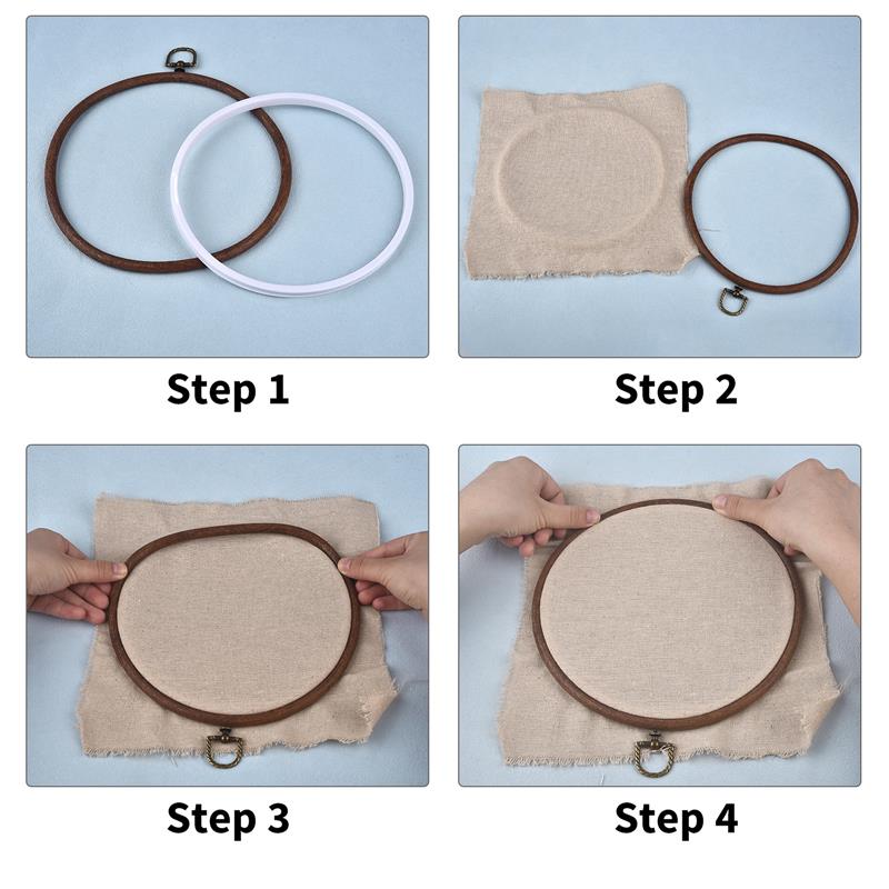 Sewing Tool Round Oval Wooden  - Wood Ring Blank recensie en prijs