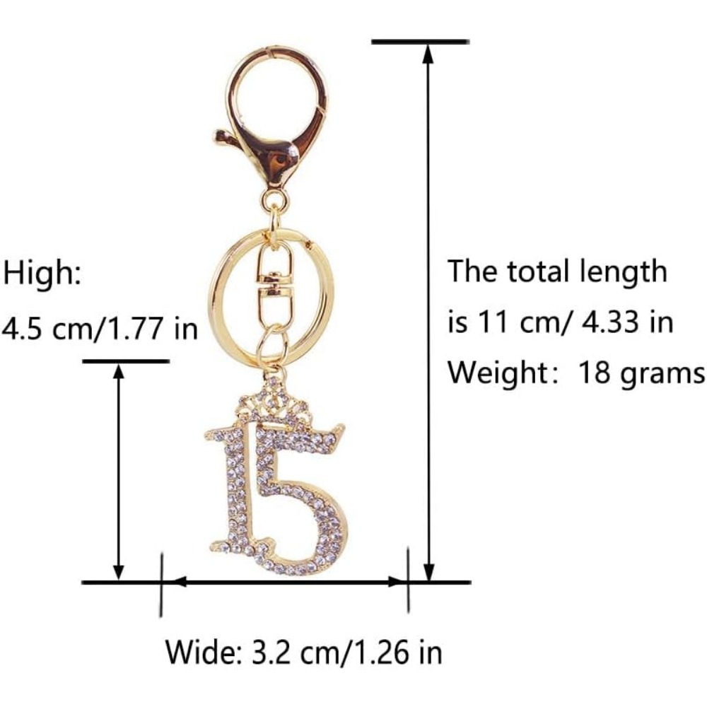 Glittering Number 15 Rhineston - Resin Glitter Pack recensie en prijs