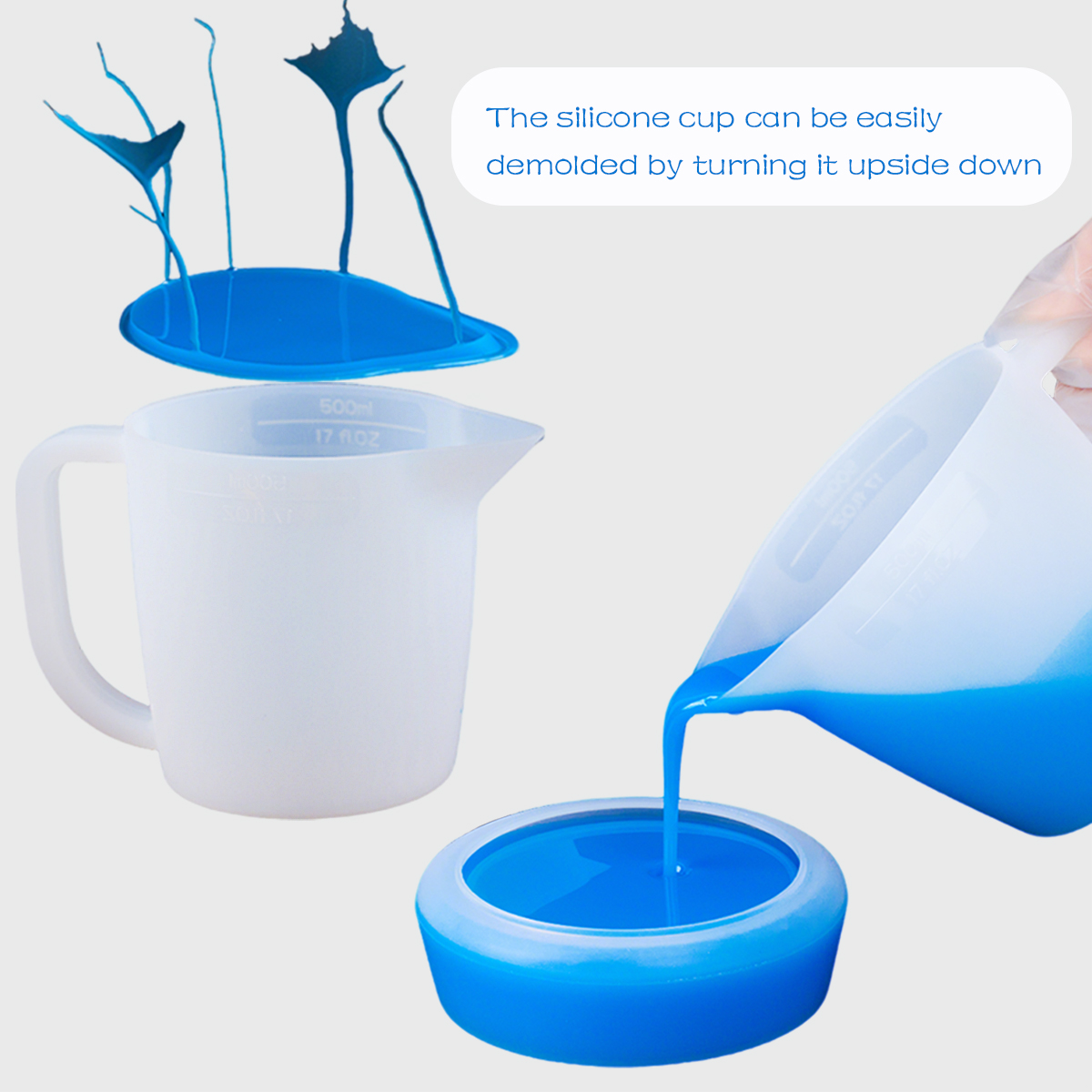 500ML Silicone Measuring Cup w - Mixing Cup Silicone recensie en prijs
