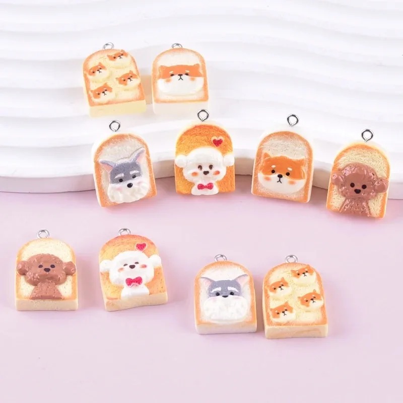 10Pcs Cute Toast Dog Resin Pen - Resin Crafts Diy recensie en prijs