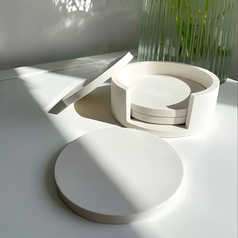 5pcs Round Coaster Silicone Mo - Serving Tray Mold recensie en prijs