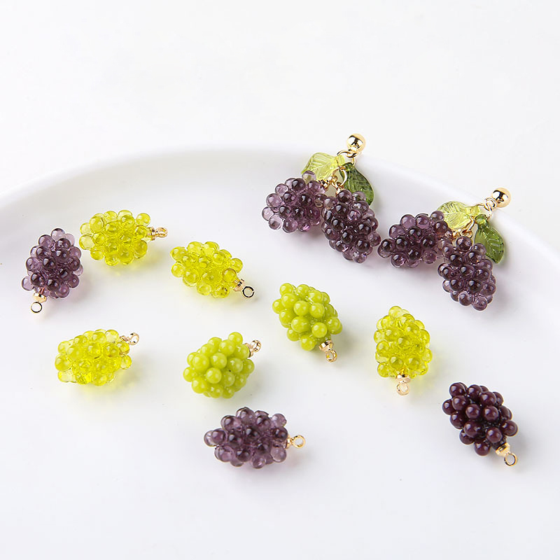 6pcs Cute Little Grapes Resin  - Resin Craft Projects recensie en prijs