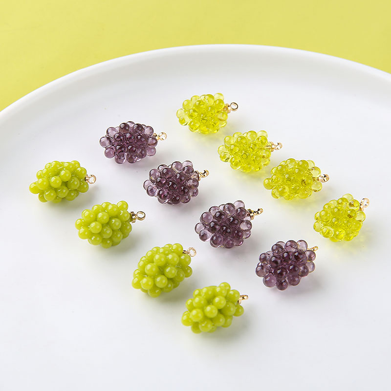 6pcs Cute Little Grapes Resin  - Resin Craft Projects recensie en prijs